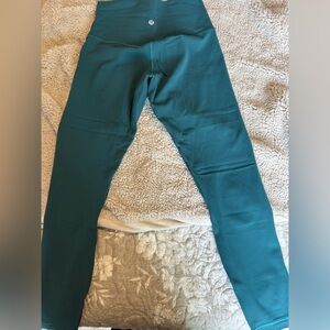 Lululemon Teal -Align High Rise 25”